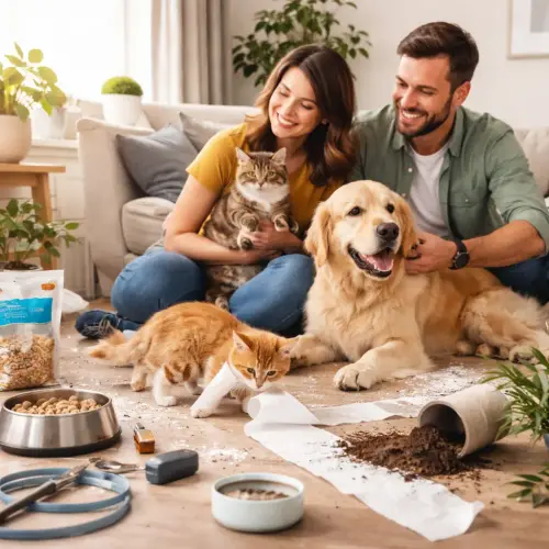 Mistakes New Pet Owners Make, daily habits of responsible pet owners, daily pet care routine for dogs and cats