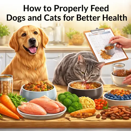 Properly Feed Dogs and Cats for Better Health