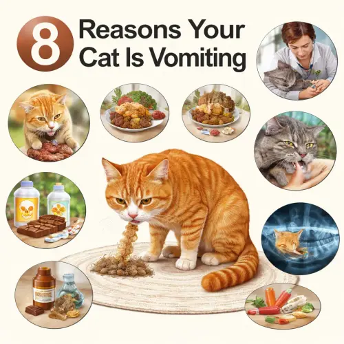 reasons your cat is vomiting