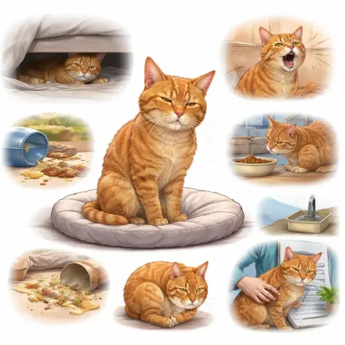 signs your cat is in pain