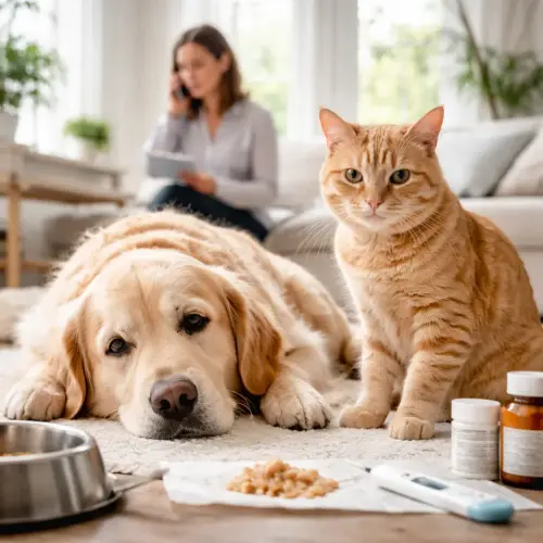 Symptoms of Common Pet Illnesses You Shouldn’t Ignore, early warning signs of illness in dogs and cats, how to tell if my pet is sick