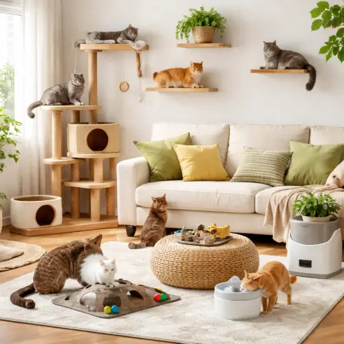 Ways to Make Your Home More Cat-Friendly, how to make your home more cat friendly, safe environment for indoor cats